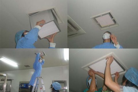 10萬(wàn)級(jí)凈化車間空氣高效過濾器的安裝要求