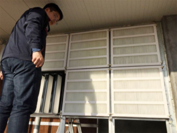 養(yǎng)殖防疫型空氣過濾器|養(yǎng)豬場初中高效過濾器|箱式|組合式中效過濾器安裝現(xiàn)場實(shí)圖 養(yǎng)殖防疫型空氣過濾器|養(yǎng)豬場初中高效過濾器|箱式|組合式中效過濾器安裝現(xiàn)場實(shí)圖